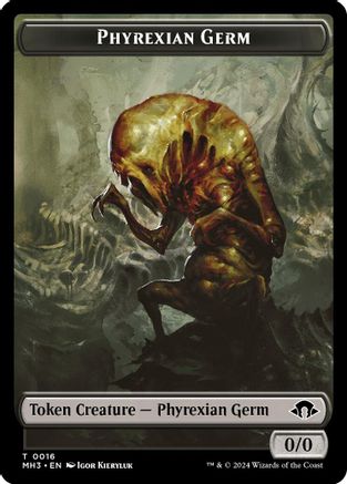 Phyrexian Germ // Copy Double-Sided Token (MH3-16 // 1) - Modern Horizons 3 Foil