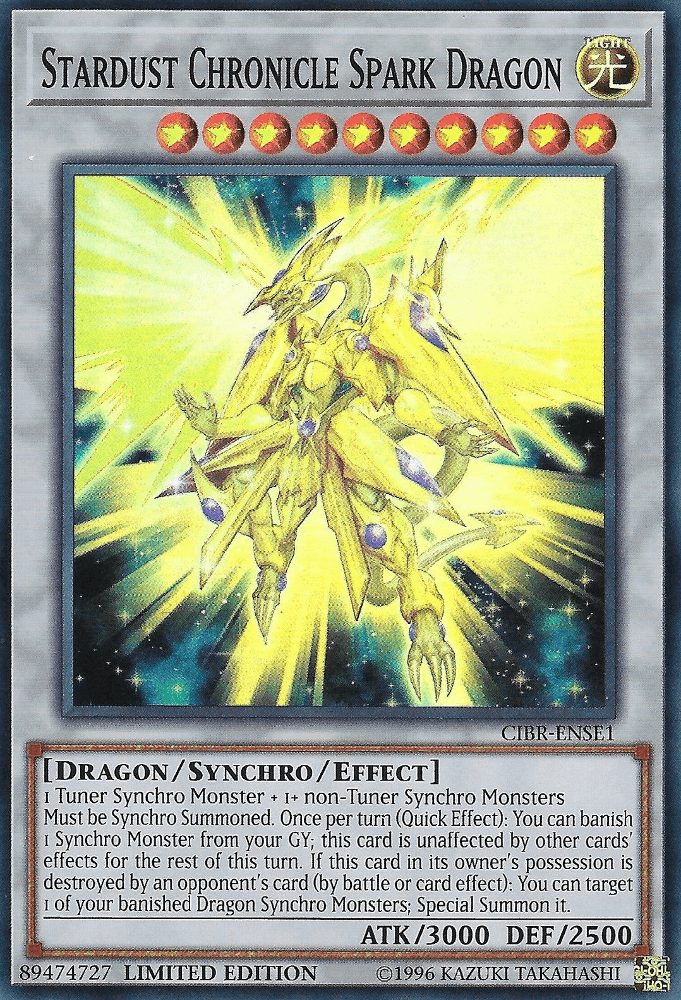 Stardust Chronicle Spark Dragon [CIBR-ENSE1] Super Rare - Josh's Cards