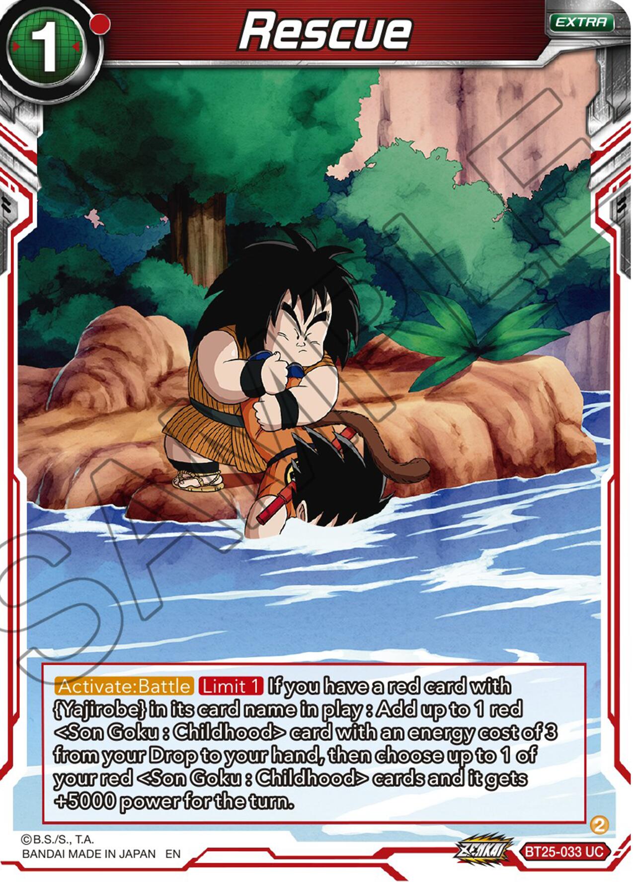 Rescue (BT25-033) [Legend of the Dragon Balls] Parallel Foil