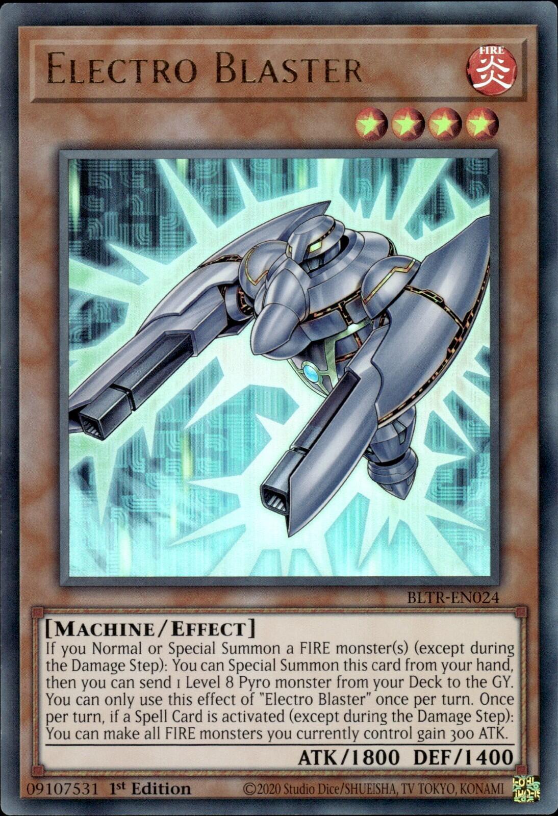 Electro Blaster (BLTR-EN024) - Battles of Legend: Terminal Revenge 1st Edition