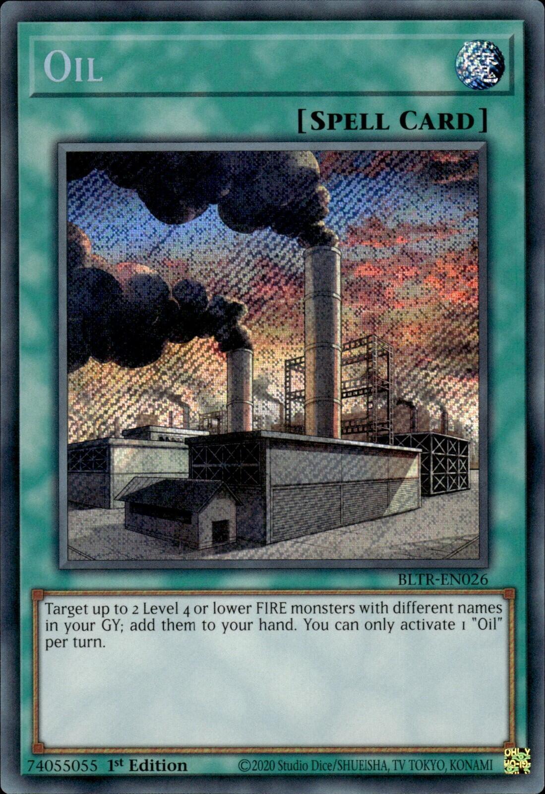 Oil (BLTR-EN026) - Battles of Legend: Terminal Revenge 1st Edition