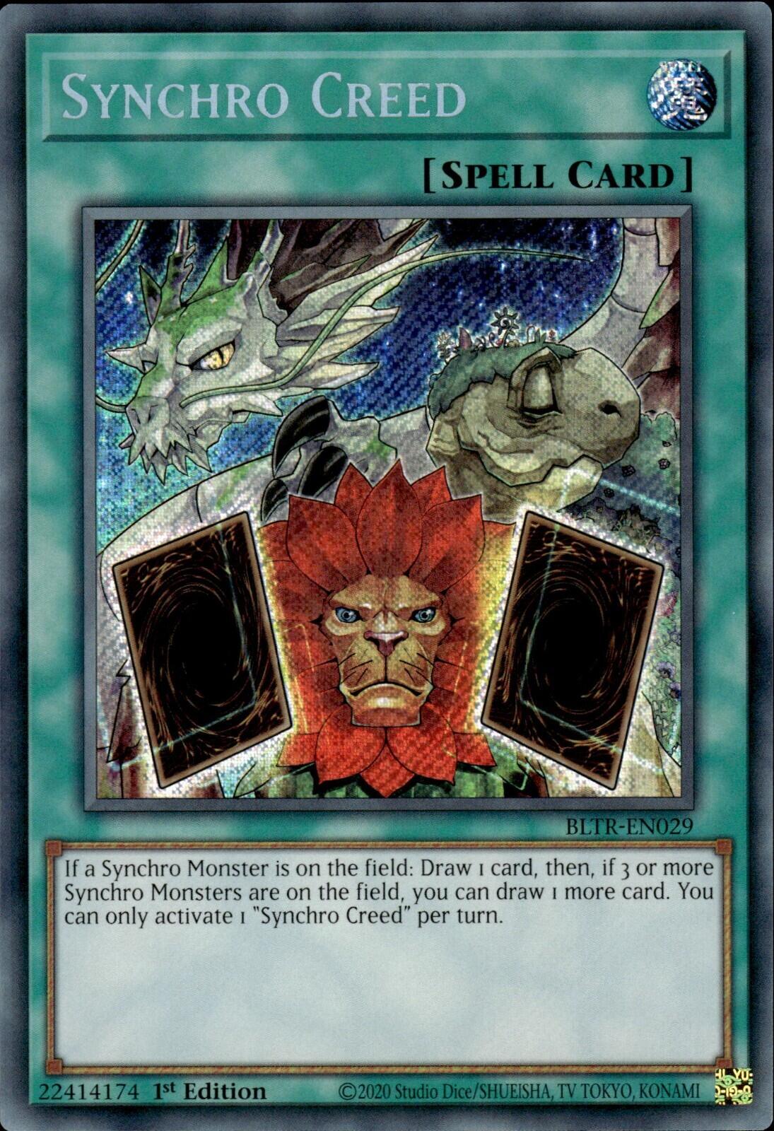 Synchro Creed (BLTR-EN029) - Battles of Legend: Terminal Revenge 1st Edition