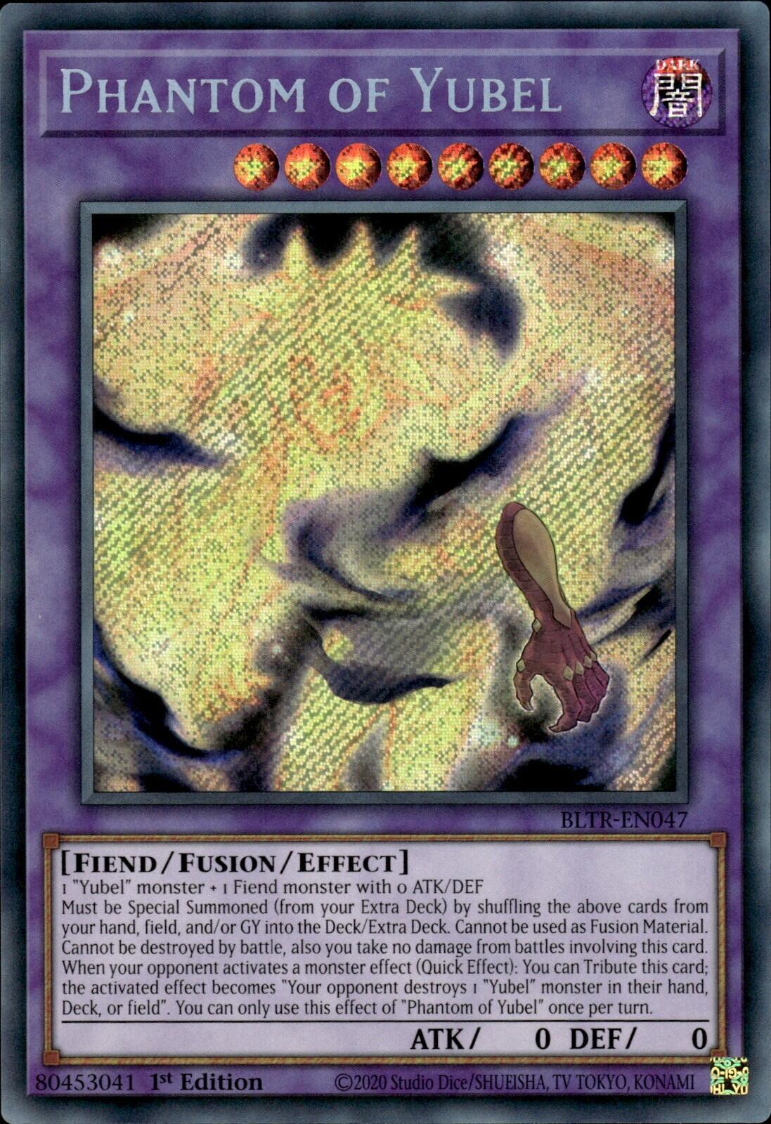 Phantom of Yubel (BLTR-EN047) - Battles of Legend: Terminal Revenge 1st Edition