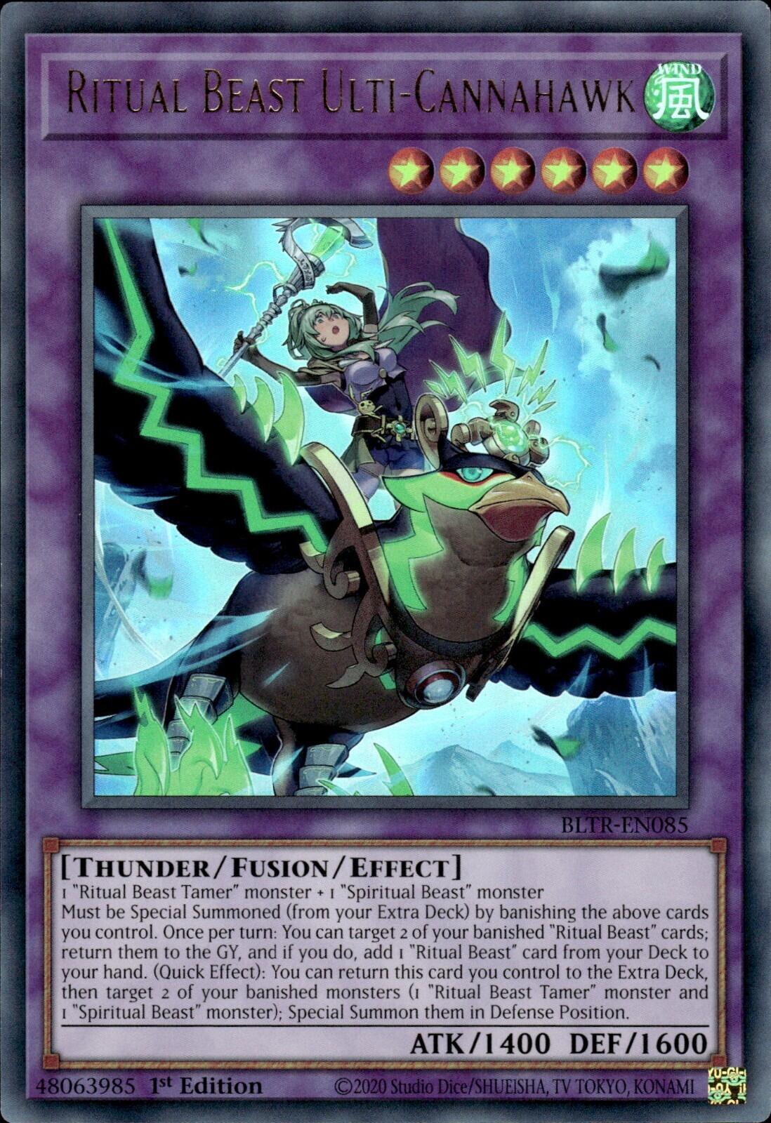 Ritual Beast Ulti-Cannahawk (Alternate Art) (BLTR-EN085) - Battles of Legend: Terminal Revenge 1st Edition