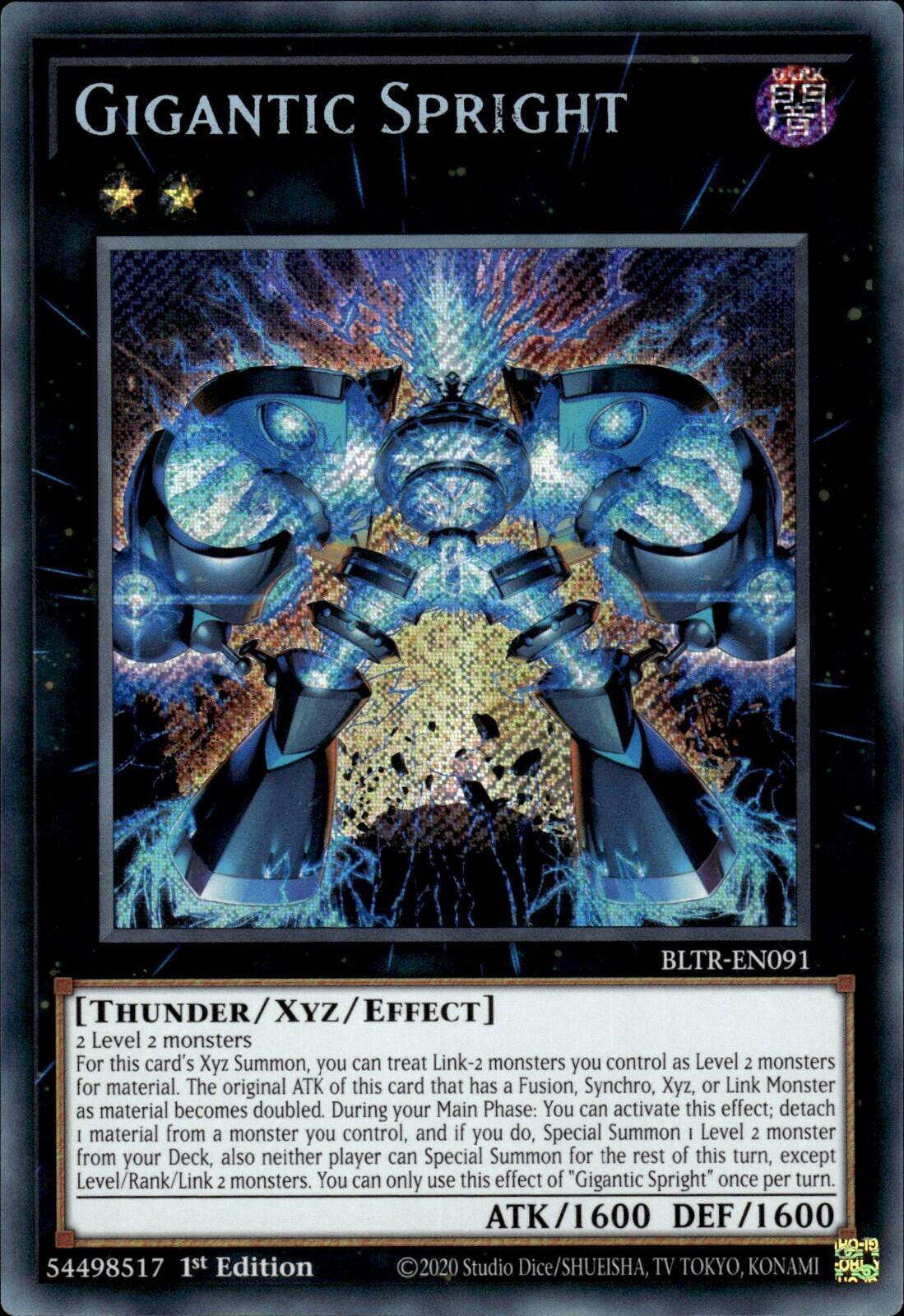 Gigantic Spright (BLTR-EN091) - Battles of Legend: Terminal Revenge 1st Edition