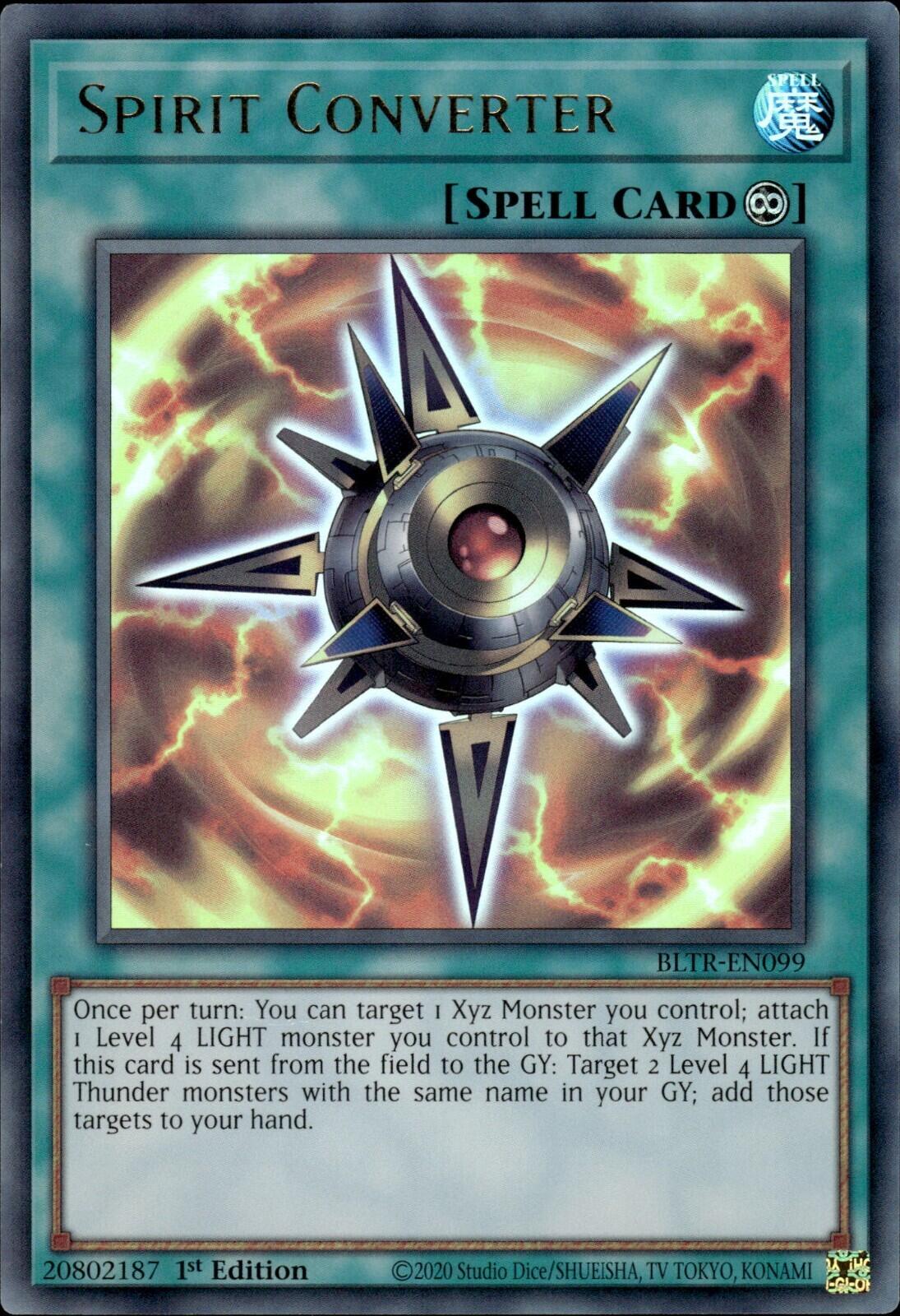 Spirit Converter (BLTR-EN099) - Battles of Legend: Terminal Revenge 1st Edition