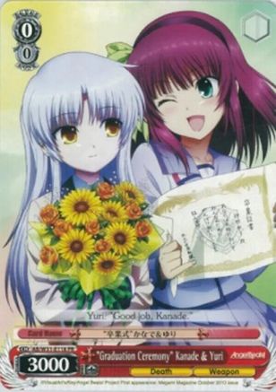 "Graduation Ceremony" Kanade & Yuri (AB/W31-E118 PR) - Angel Beats! Re:Edit