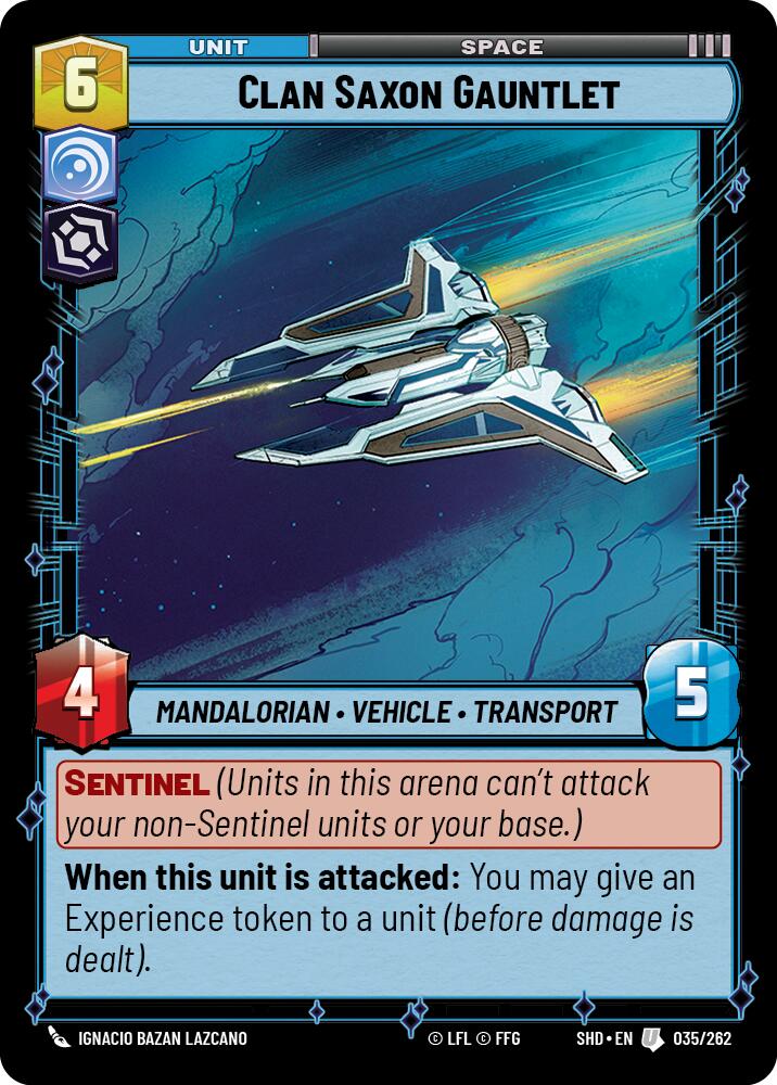 Clan Saxon Gauntlet (035/262) - Shadows of the Galaxy