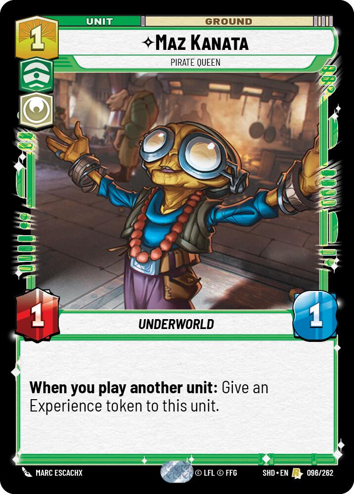 Maz Kanata - Pirate Queen (096/262) - Shadows of the Galaxy