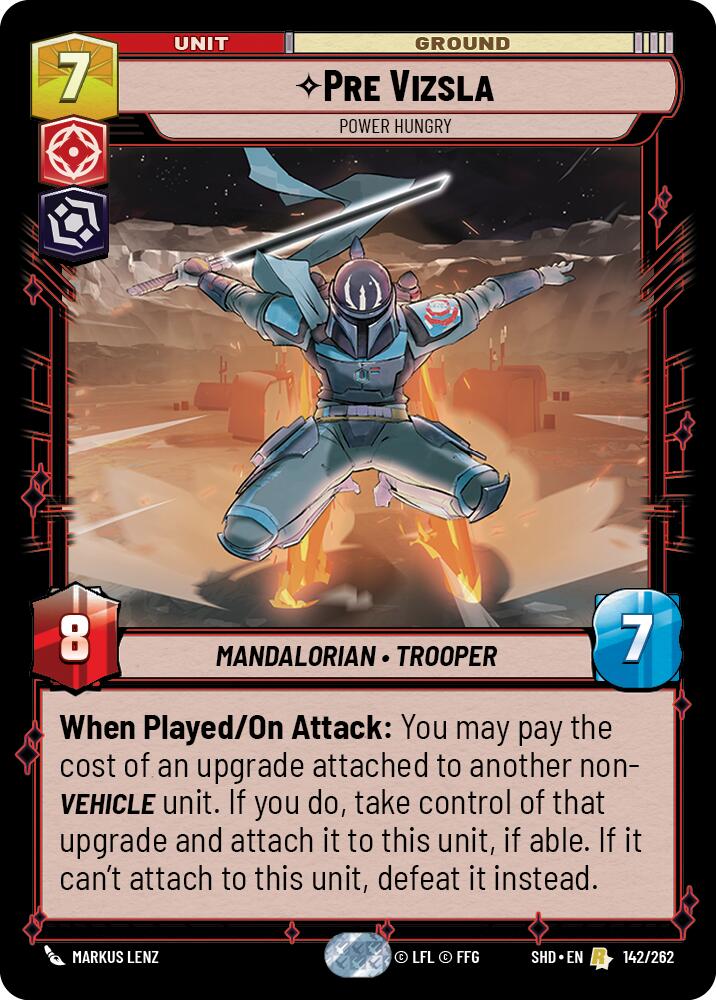 Pre Vizsla - Power Hungry (142/262) - Shadows of the Galaxy