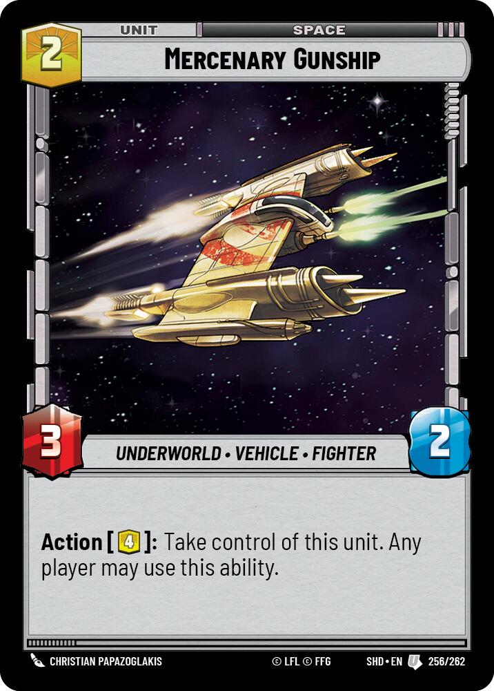 Mercenary Gunship (256/262) - Shadows of the Galaxy