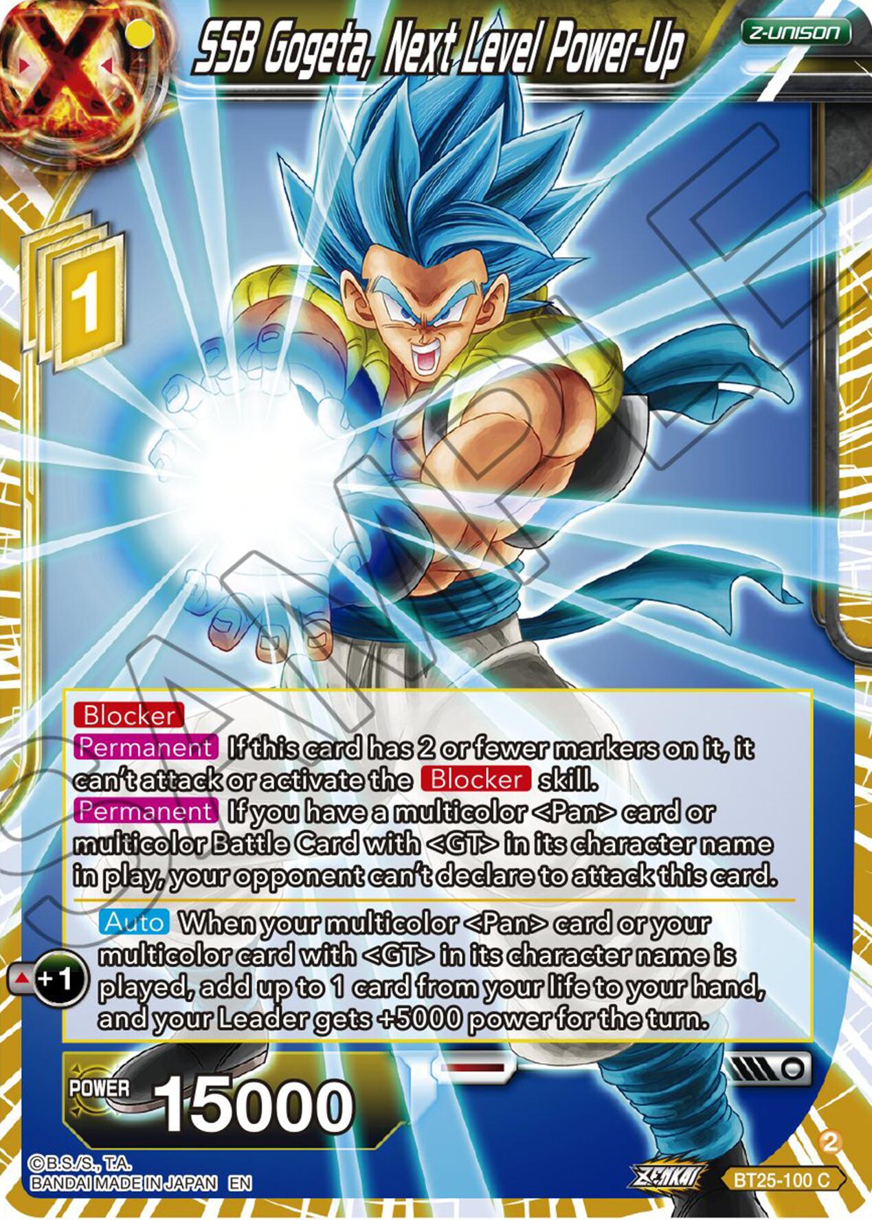 SSB Gogeta, Next Level Power-Up (BT25-100) [Legend of the Dragon Balls] Parallel Foil