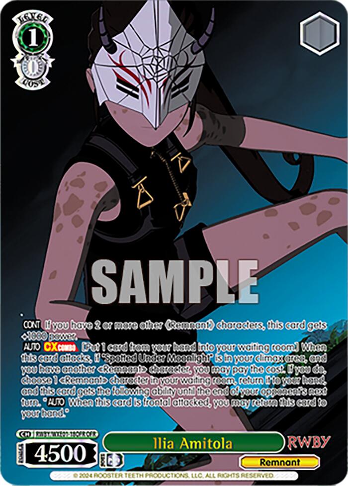 Ilia Amitola (OFR) (RWBY/WXE01-18OFR OFR) - RWBY Premium Booster