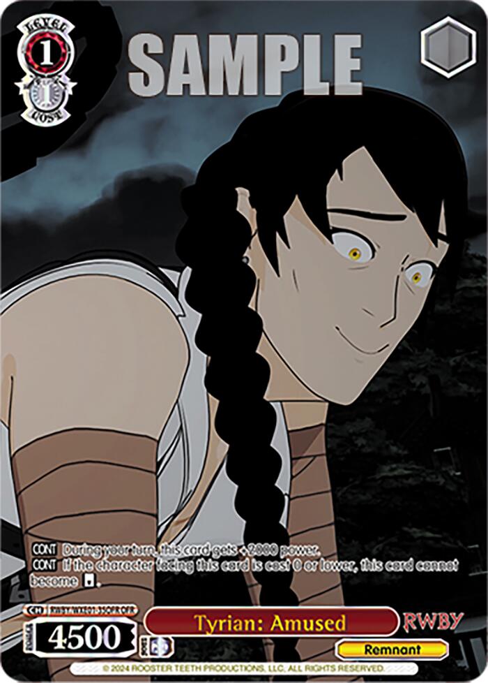 Tyrian: Amused (OFR) (RWBY/WXE01-35OFR OFR) - RWBY Premium Booster