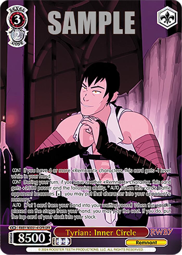 Tyrian: Inner Circle (OFR) (RWBY/WXE01-41OFR OFR) - RWBY Premium Booster