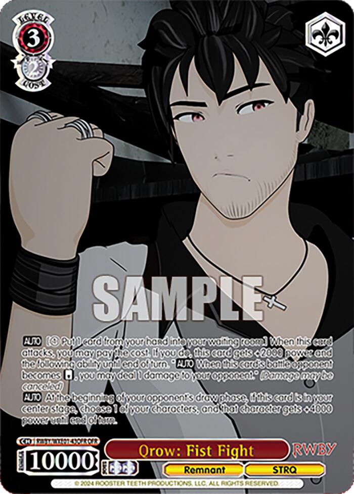 Qrow: Fist Fight (OFR) (RWBY/WXE01-43OFR OFR) - RWBY Premium Booster