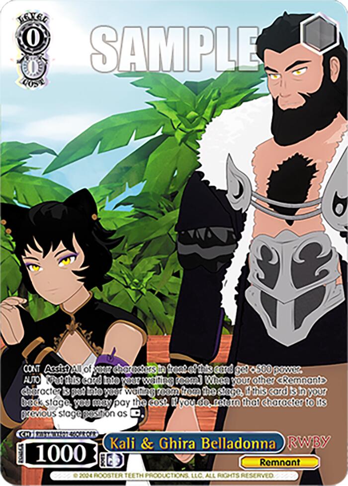 Kali & Ghira Belladonna (OFR) (RWBY/WXE01-46OFR OFR) - RWBY Premium Booster
