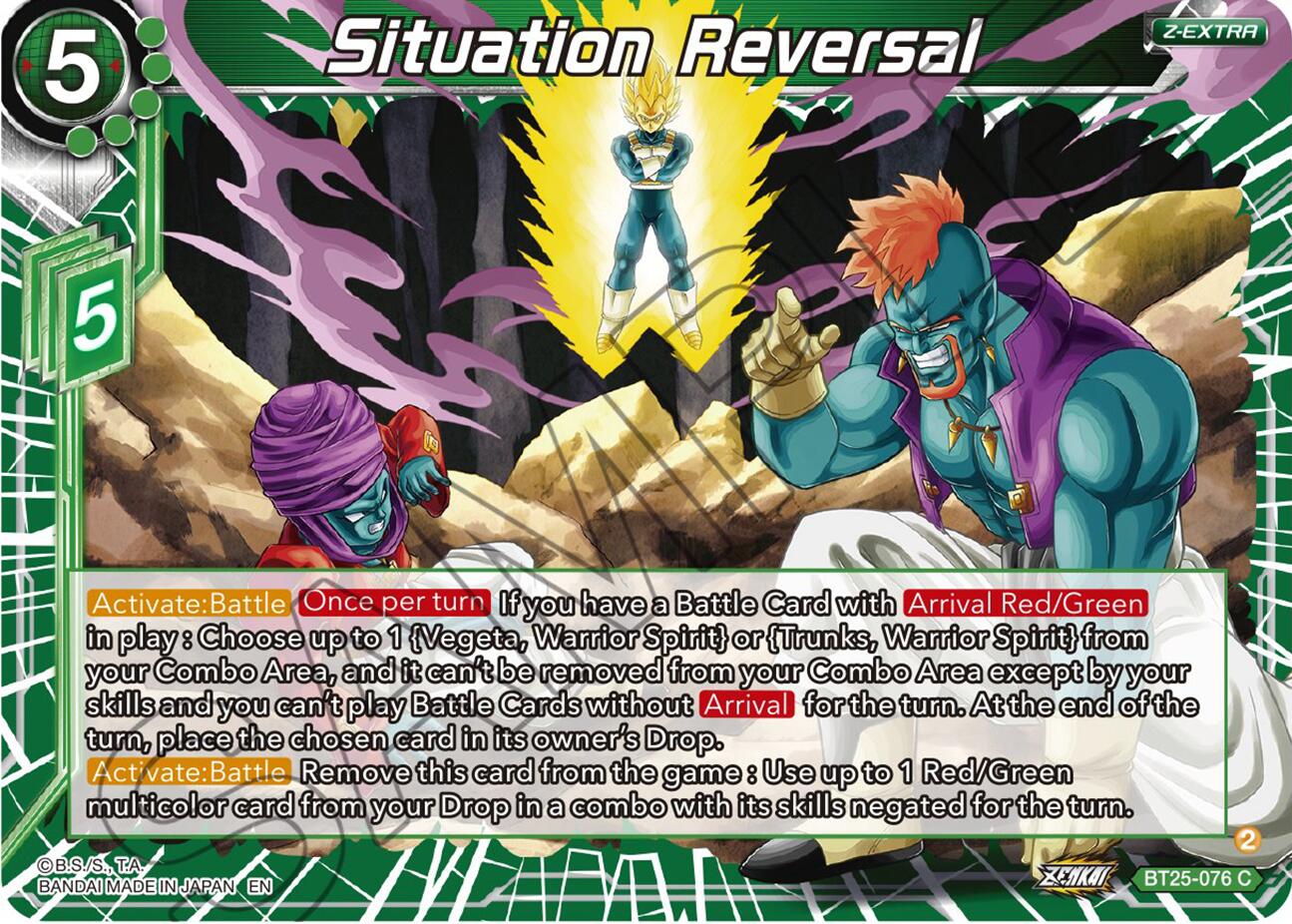 Situation Reversal (BT25-076) [Legend of the Dragon Balls] Parallel Foil
