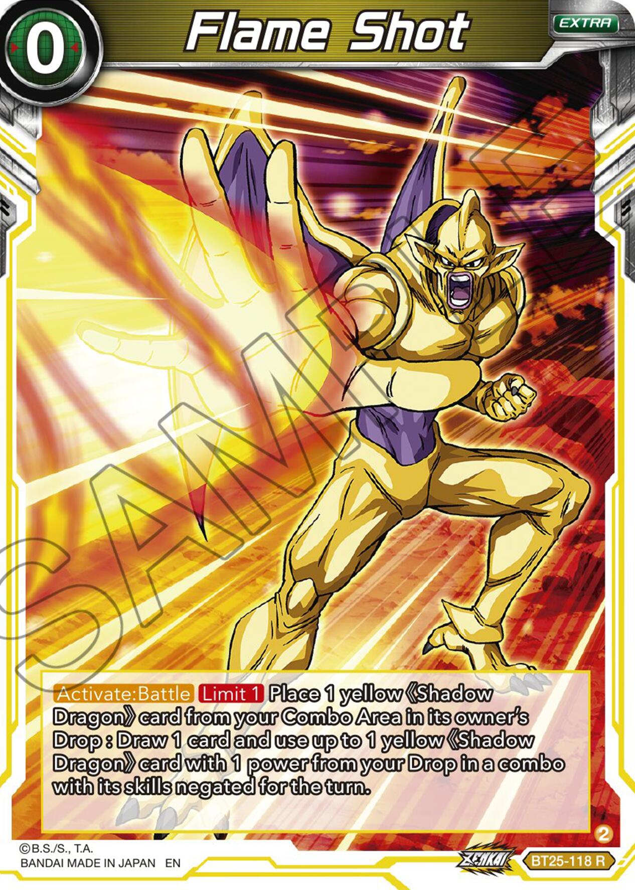Flame Shot (BT25-118) [Legend of the Dragon Balls] Parallel Foil