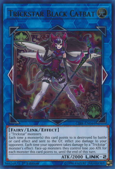 Trickstar Black Catbat [CIBR-EN044] Ultra Rare - Josh's Cards