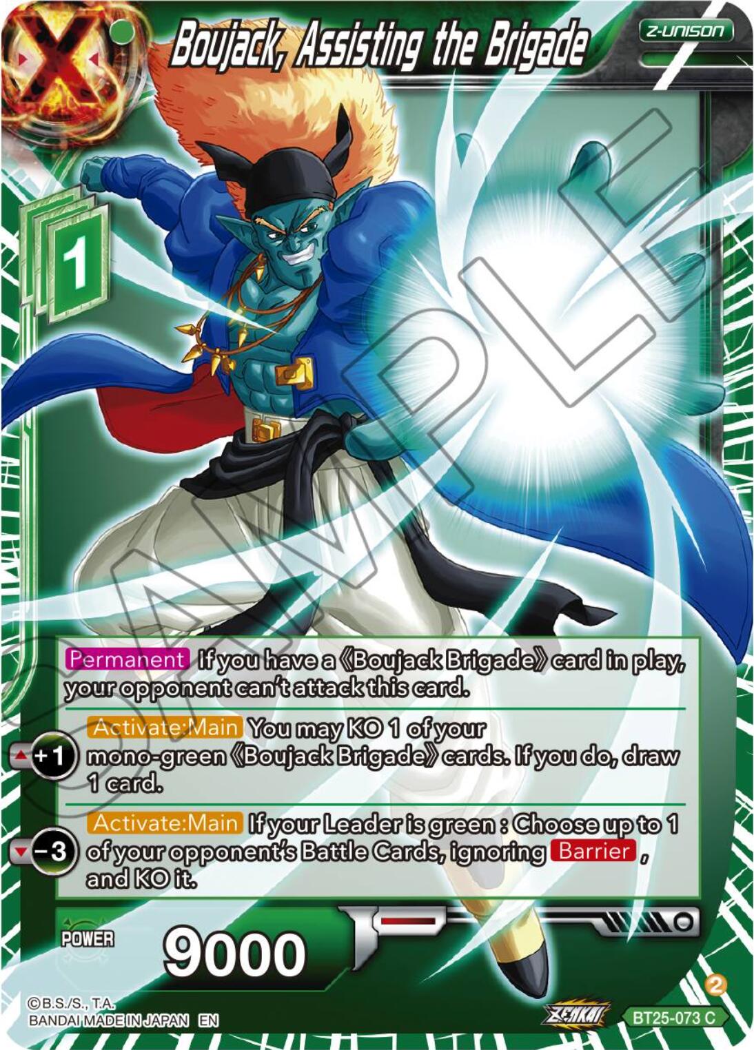 Boujack, Assisting the Brigade (BT25-073) [Legend of the Dragon Balls] Parallel Foil