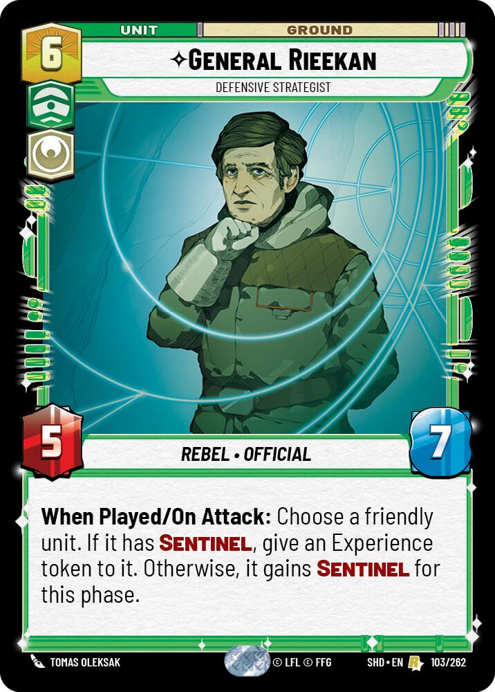 General Rieekan - Defensive Strategist (103/262) - Shadows of the Galaxy