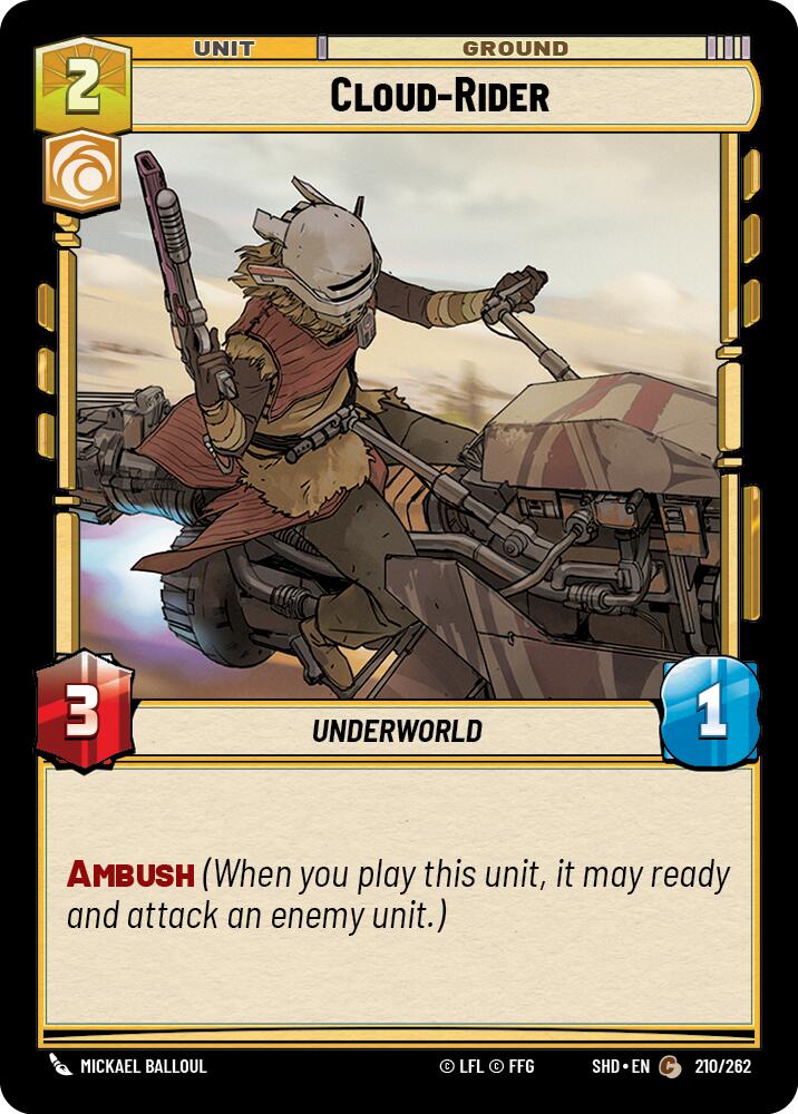 Cloud-Rider (210/262) - Shadows of the Galaxy Foil