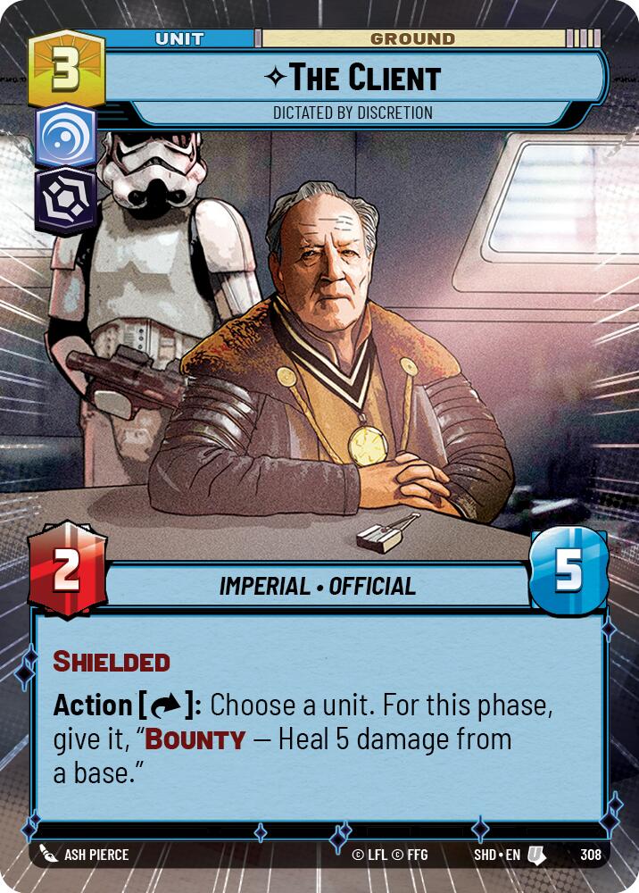 The Client - Dictated by Discretion (Hyperspace) (308) - Shadows of the Galaxy