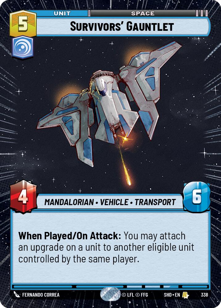 Survivors' Gauntlet (Hyperspace) (338) - Shadows of the Galaxy Foil