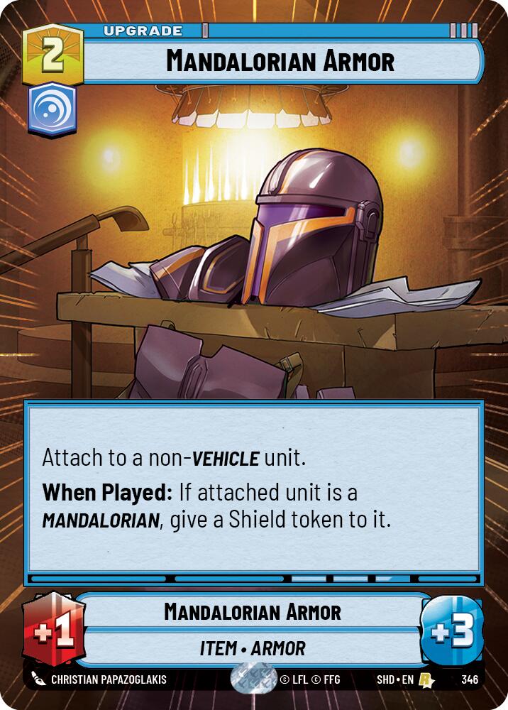 Mandalorian Armor (Hyperspace) (346) - Shadows of the Galaxy
