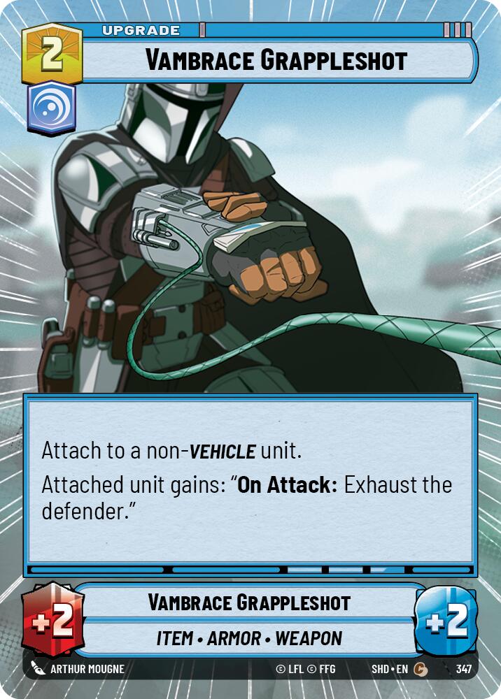 Vambrace Grappleshot (Hyperspace) (347) - Shadows of the Galaxy Foil