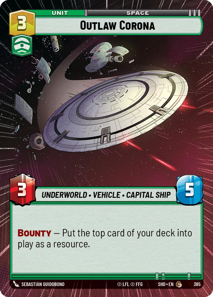 Outlaw Corona (Hyperspace) (385) - Shadows of the Galaxy