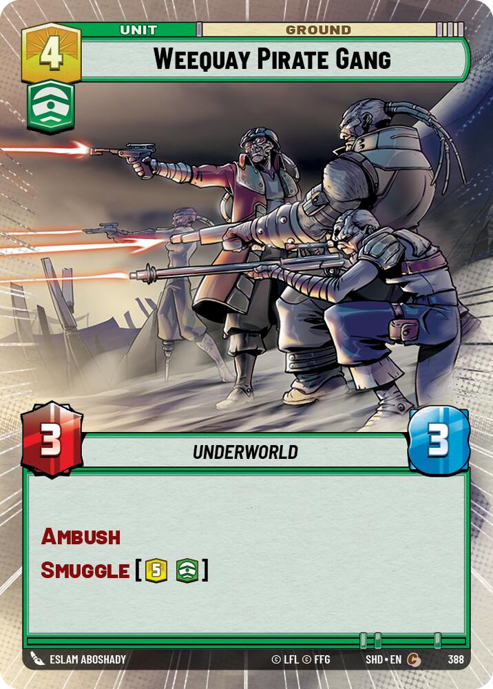 Weequay Pirate Gang (Hyperspace) (388) - Shadows of the Galaxy Foil