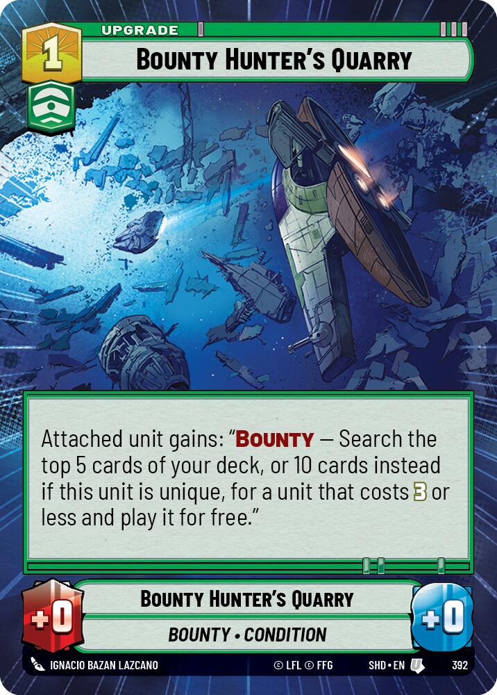Bounty Hunter's Quarry (Hyperspace) (392) - Shadows of the Galaxy Foil