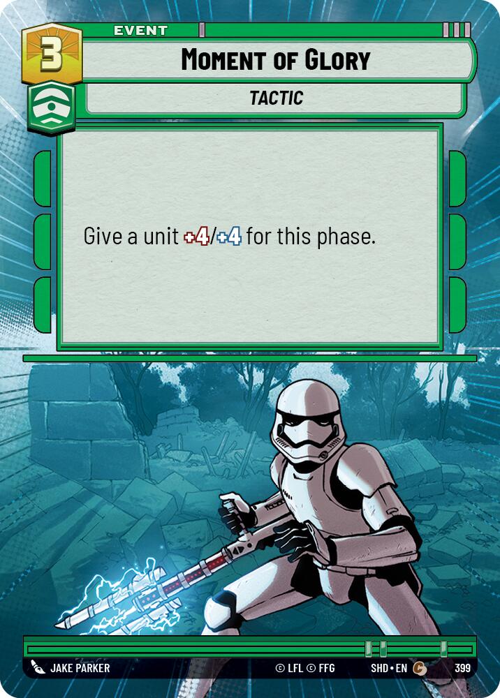 Moment of Glory (Hyperspace) (399) - Shadows of the Galaxy Foil
