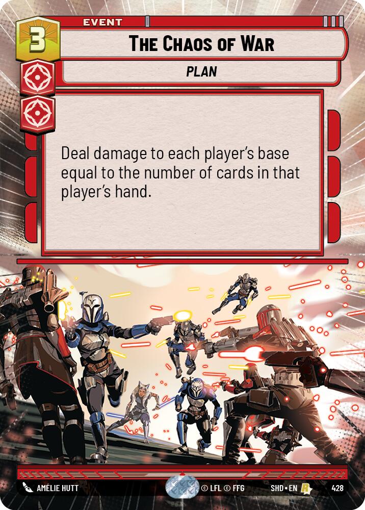 The Chaos of War (Hyperspace) (428) - Shadows of the Galaxy Foil