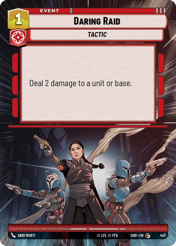 Daring Raid (Hyperspace) (447) - Shadows of the Galaxy Foil