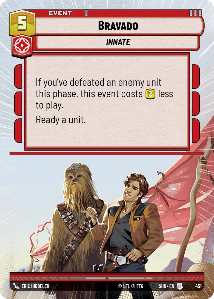 Bravado (Hyperspace) (451) - Shadows of the Galaxy Foil