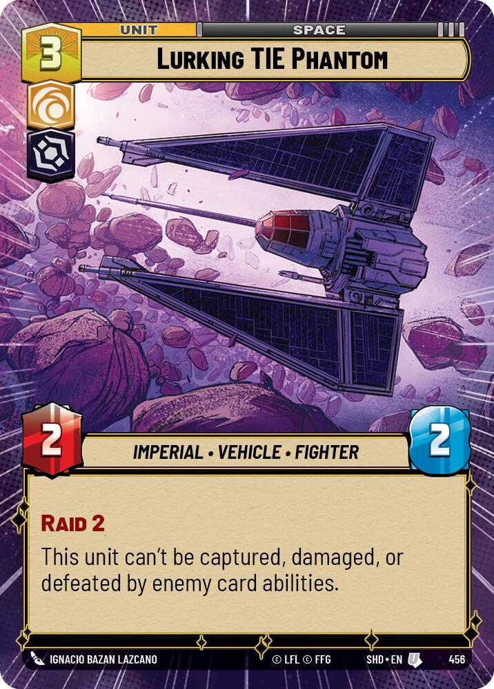 Lurking TIE Phantom (Hyperspace) (456) - Shadows of the Galaxy