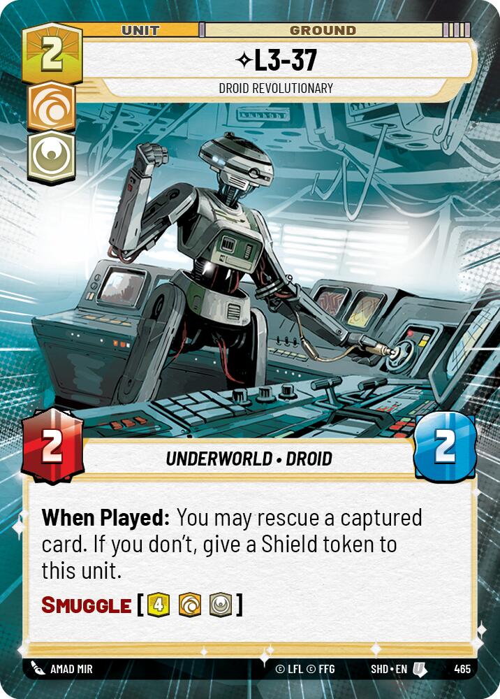 L3-37 - Droid Revolutionary (Hyperspace) (465) - Shadows of the Galaxy