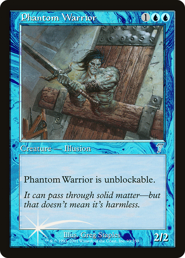 Phantom Warrior [Seventh Edition] Foil