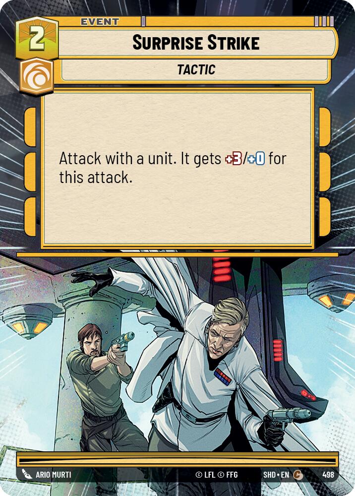 Surprise Strike (Hyperspace) (498) - Shadows of the Galaxy Foil
