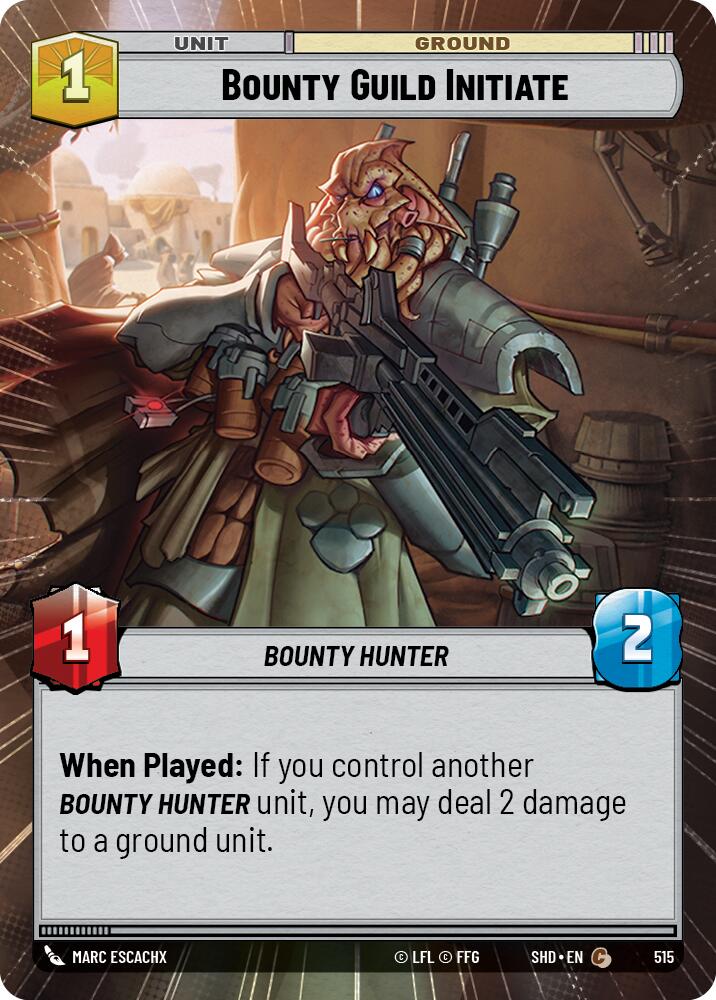 Bounty Guild Initiate (Hyperspace) (515) - Shadows of the Galaxy