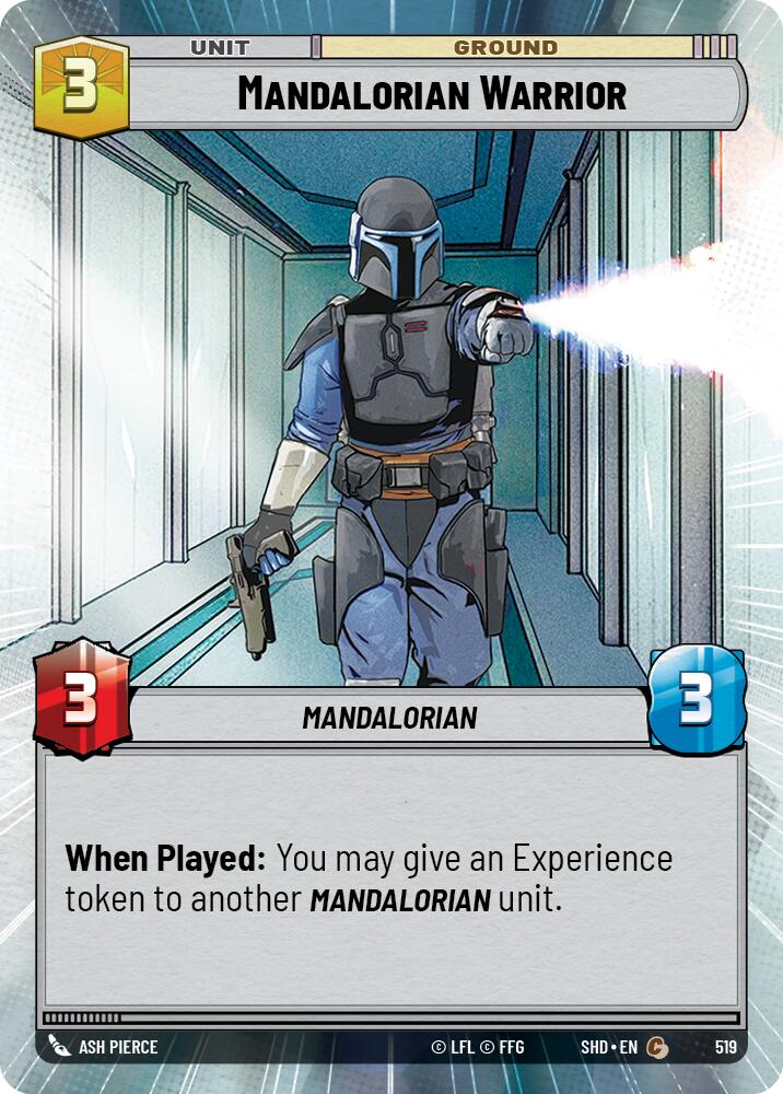 Mandalorian Warrior (Hyperspace) (519) - Shadows of the Galaxy Foil