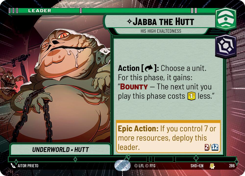 Jabba the Hutt - His High Exaltedness (Hyperspace) (286) - Shadows of the Galaxy