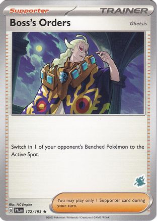 Boss's Orders Darkrai Deck 172/193 - Battle Academy 2024