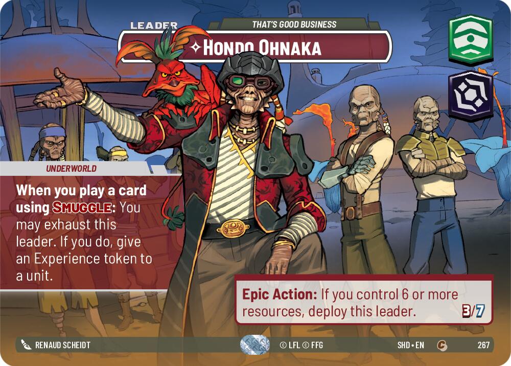 Hondo Ohnaka - That's Good Business (Showcase) (267) - Shadows of the Galaxy Foil