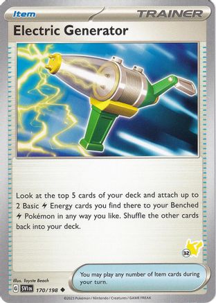 Electric Generator Pikachu 170 - Battle Academy 2024