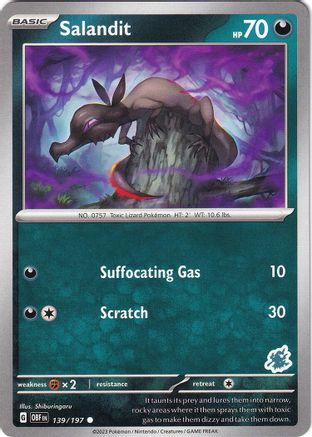 Salandit Darkrai Deck 139 - Battle Academy 2024