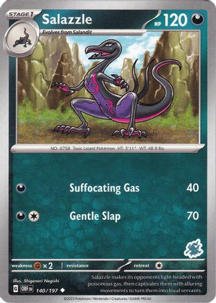 Salazzle Darkrai Deck 140 - Battle Academy 2024